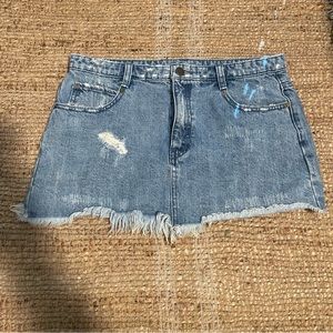 Free People Denim Skirt